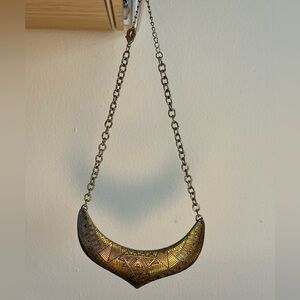 Egyptian inspired statement necklace